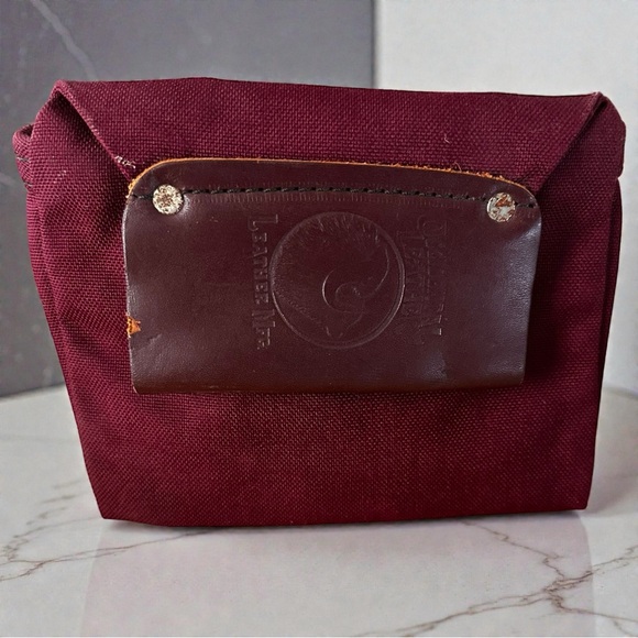 Occidental Leather Compact Utility Bag - 2 Pockets - Minimalist Design Canvas